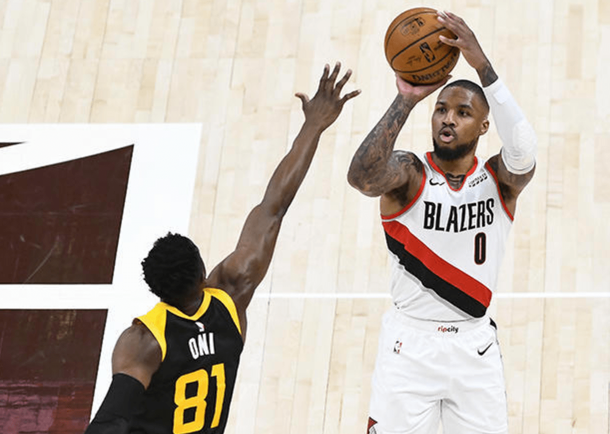 开拓者惨遭溜马逆转,利拉德表现低迷 开拓者惨遭溜马逆转,利拉德表现低迷